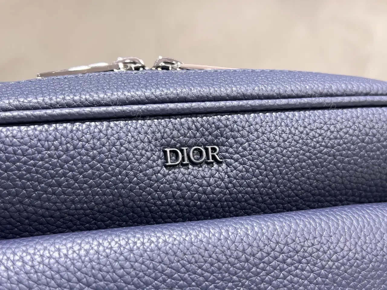 View 7 of Blue Leather Crossbody: Compact Luxury with Playful Edge