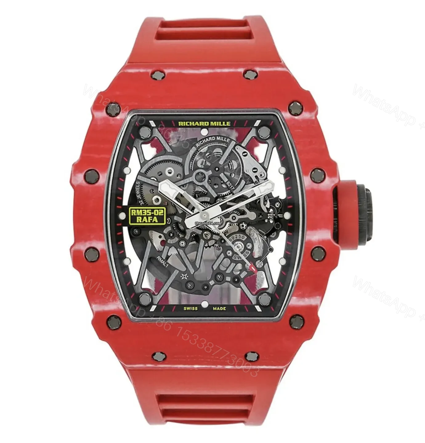 View 3 of Richard Mille Swiss Clone RM 35-02 Rafa Red