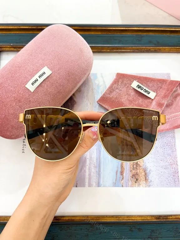 View 6 of Gold-Brown Frame Chic Luxe Sunglasses with All-Day Comfort
