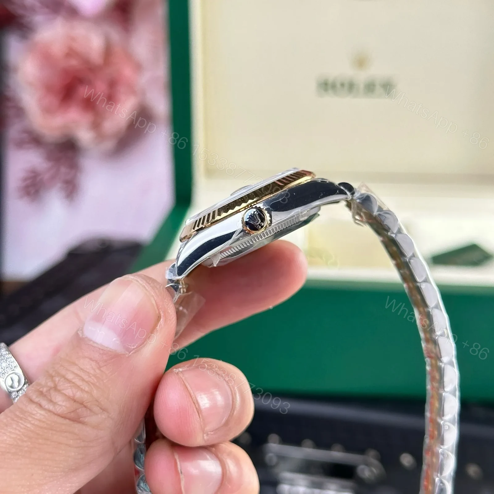 View 3 of Rolex Datejust White Roman Dial 126233-0029 36 mm
