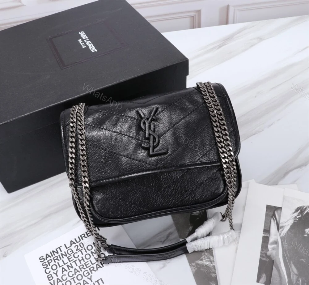 View 2 of Saint Laurent Niki Baby In Vintage Black 21Cm