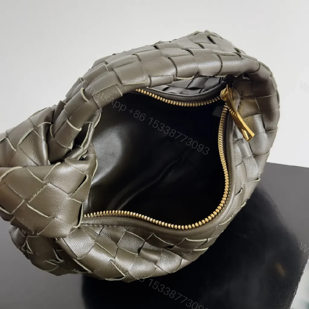 View 7 of Woven Leather Mini Bag: Structured, Compact Luxury Carry