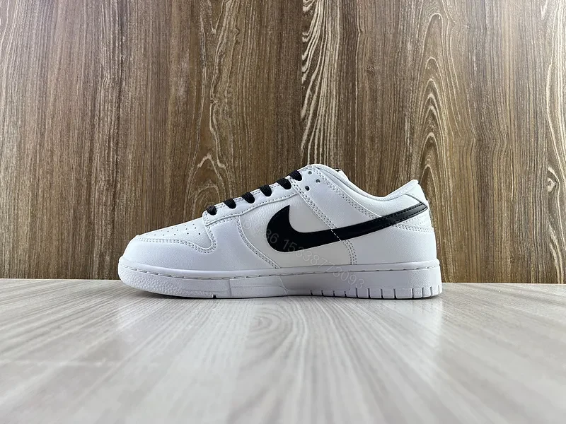 View 7 of White-Black Premium Low-Top Sneaker: Everyday Luxury