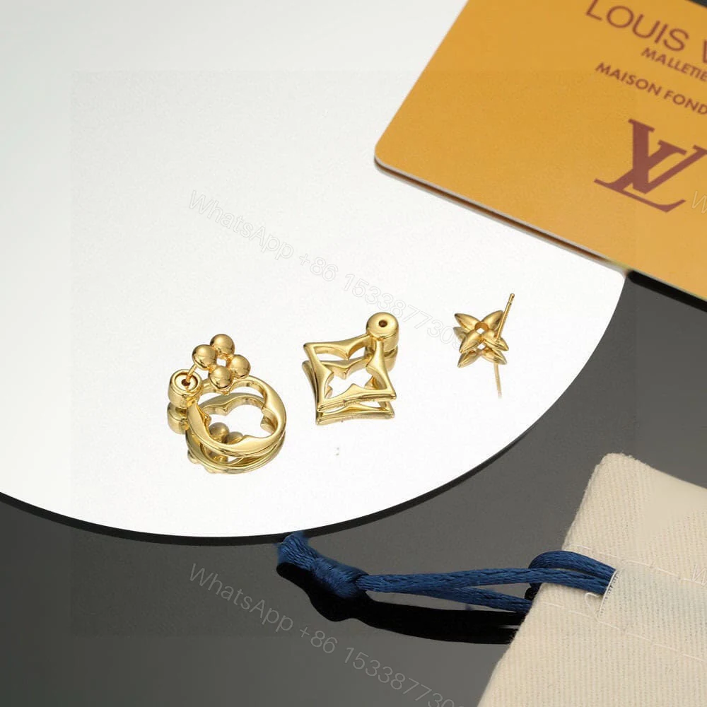View 6 of LV FLOWERGRAM EARRINGS