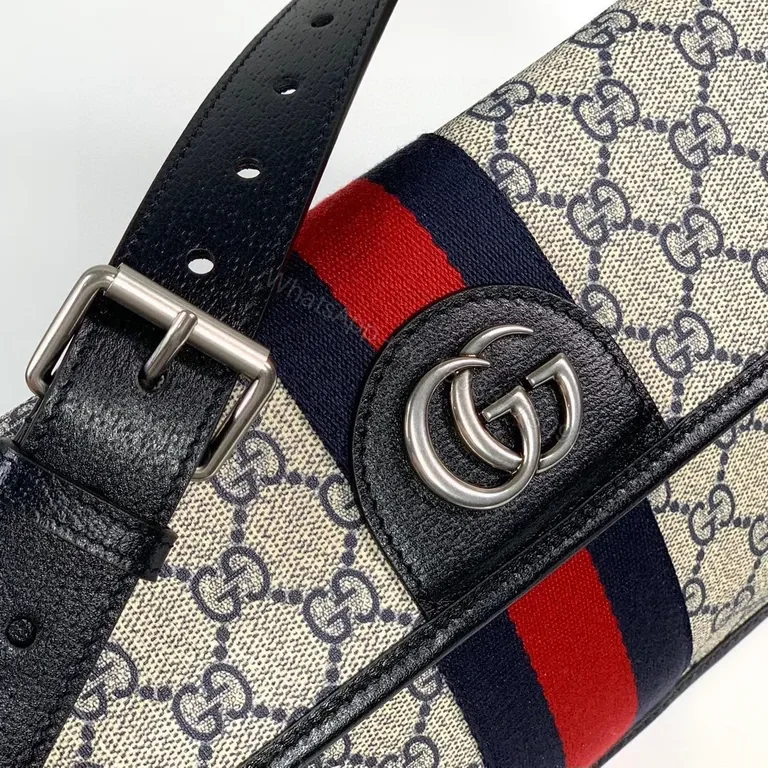 View 8 of GG Supreme Canvas Belt Bag: Structured Luxury, Hands-Free Style