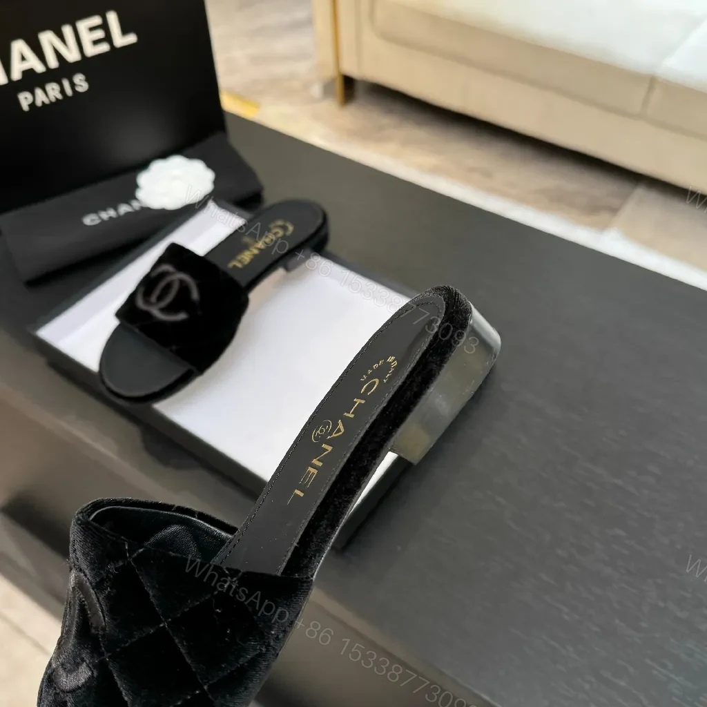 View 5 of Velvet Quilted Slip-Ons: Discreet Luxe Comfort Shoes