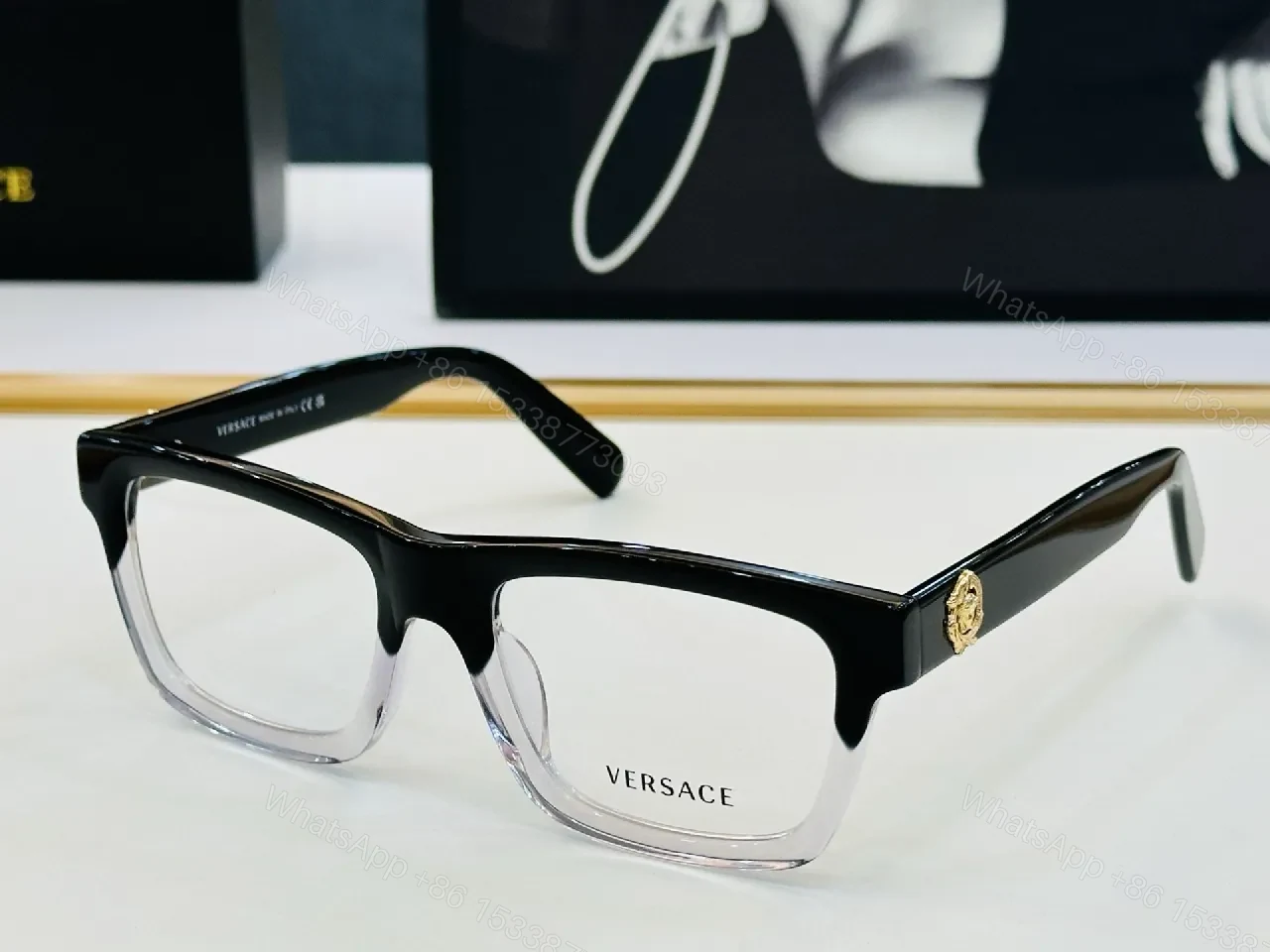 View 8 of Black Acetate Eyewear - Bold Everyday Chic, Luxe Ready