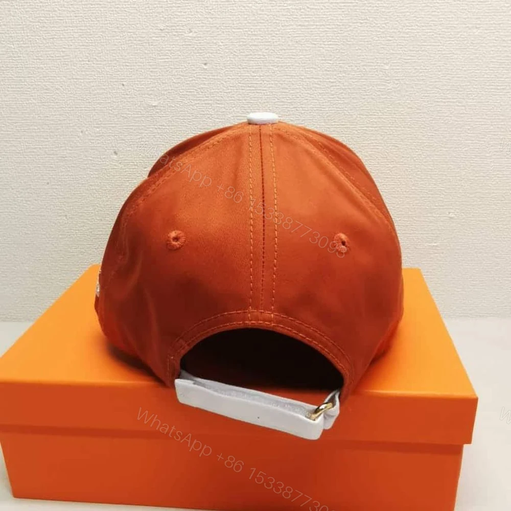 View 3 of Hermes New Carriage Baseball Cap Orange