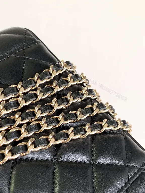 View 2 of Quilted Mini Bag: Gold Hardware, Compact Chic