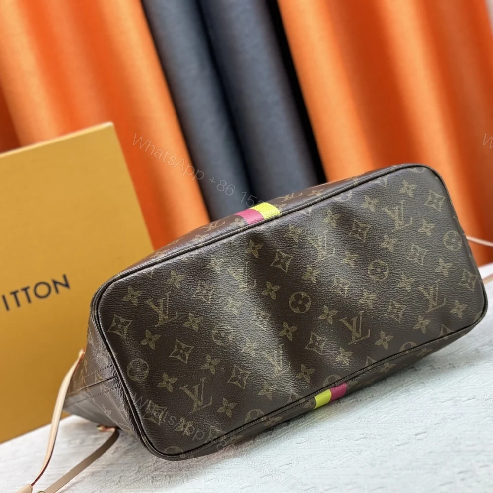 View 5 of Louis Vuitton Sac Neverfull MM Mon Monogram Brown 31Cm P01926