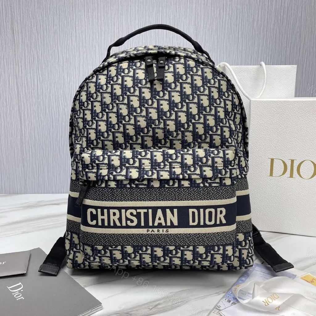 Bold Monogram Backpack: Designer-Inspired, Water-Resistant Leatherette — view 1