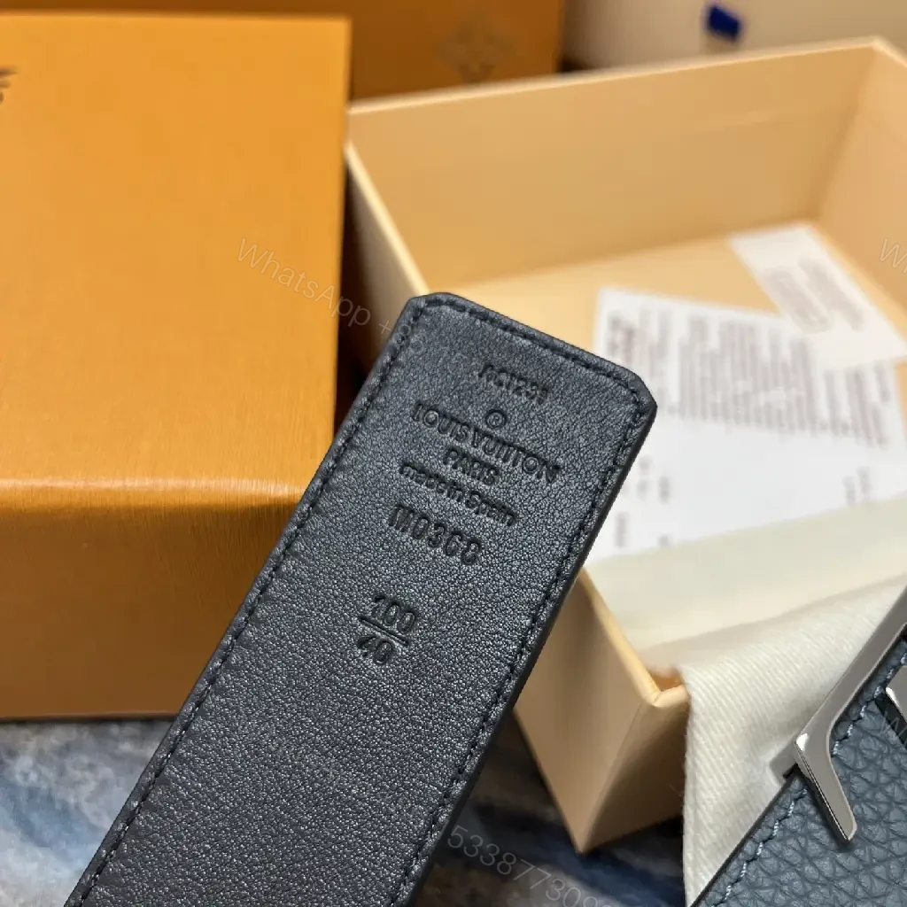View 5 of Textured Leather Belt with Luxe Buckle – Modern, Versatile Luxury
