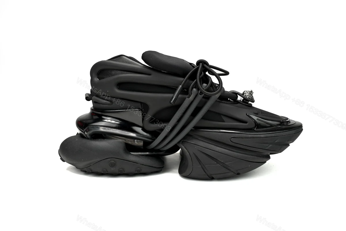 View 5 of BALMAIN Multikolor Buty sportowe Black YM1VJ309