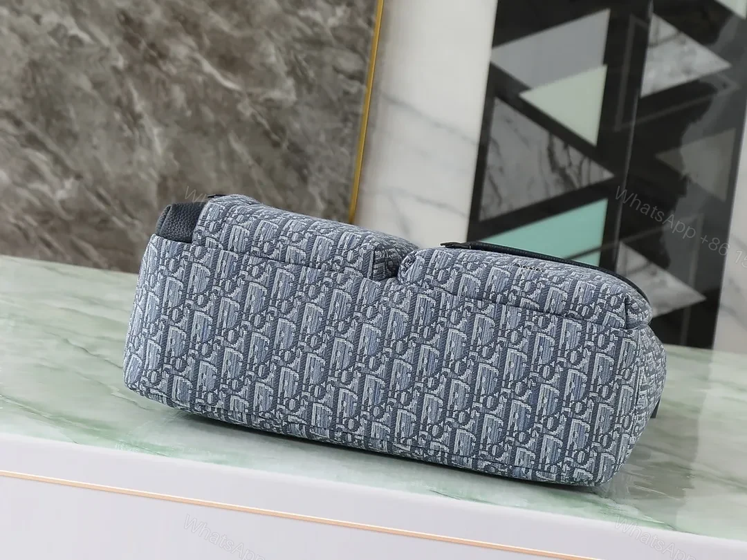 View 9 of Chic Monogram Messenger: Durable, Structured Comfort