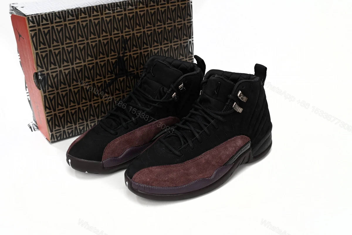 A Ma Maniére x Air Jordan 12 Black Wine Red DV6989-001 — view 2