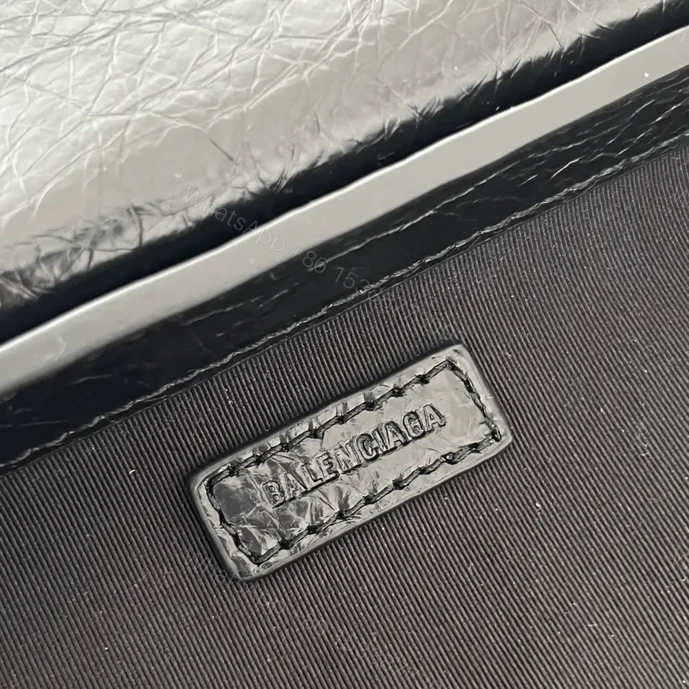 View 16 of 高仿Balenciaga*LeCagole2024新款法棍包黑色XS