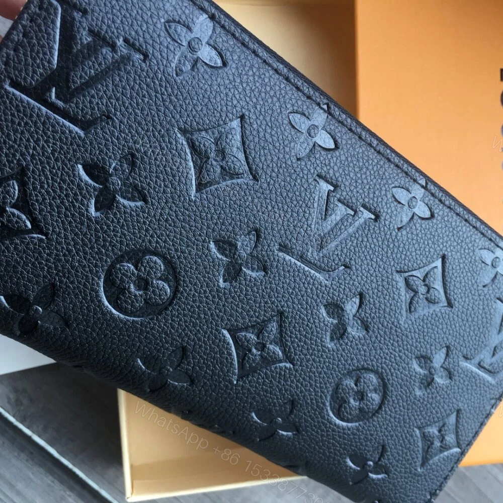 View 4 of Louis Vuitton Zippy Wallet Monogram Black 19Cm M61864