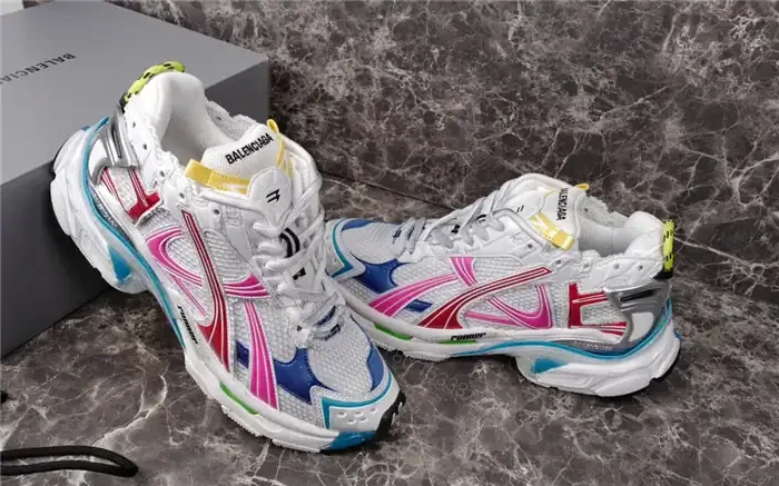 View 10 of BALENCIAGA RUNNER SNEAKER IN MULTICOLORED – BB262