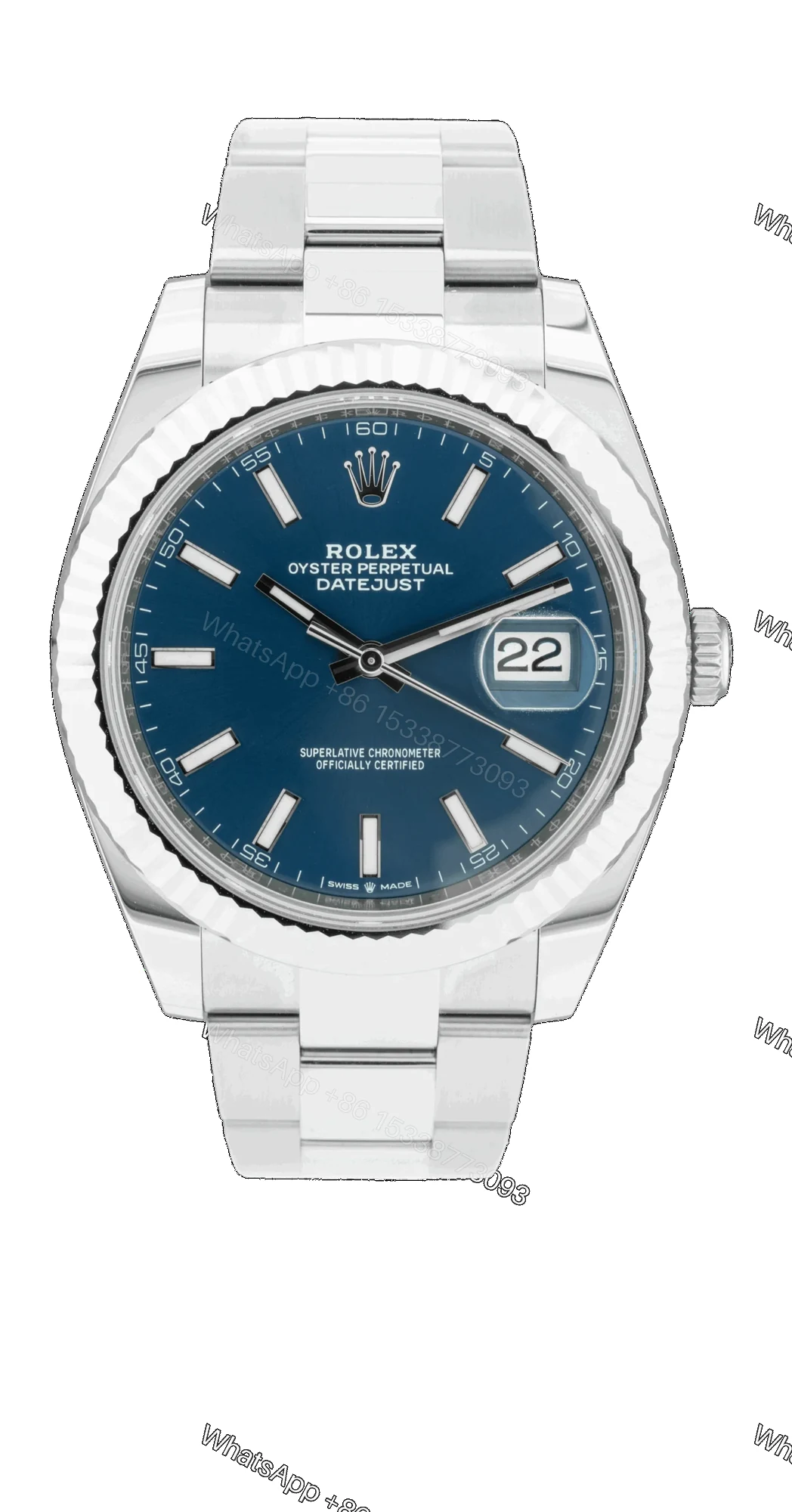 Replica Rolex Datejust Blue Dial 126334 Oyster 41 mm — view 1