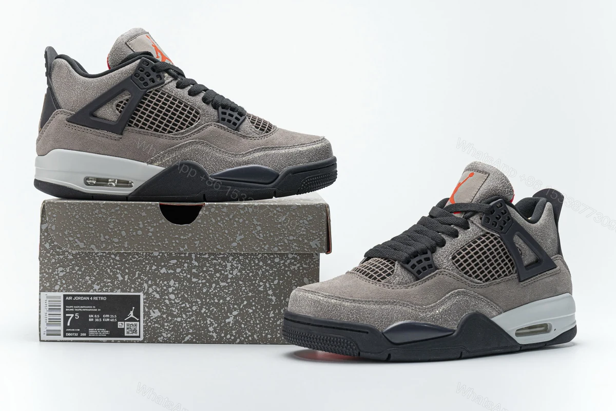 View 3 of Air Jordan 4 Retro "Taupe Haze" DB0732-200 (Top Quality)