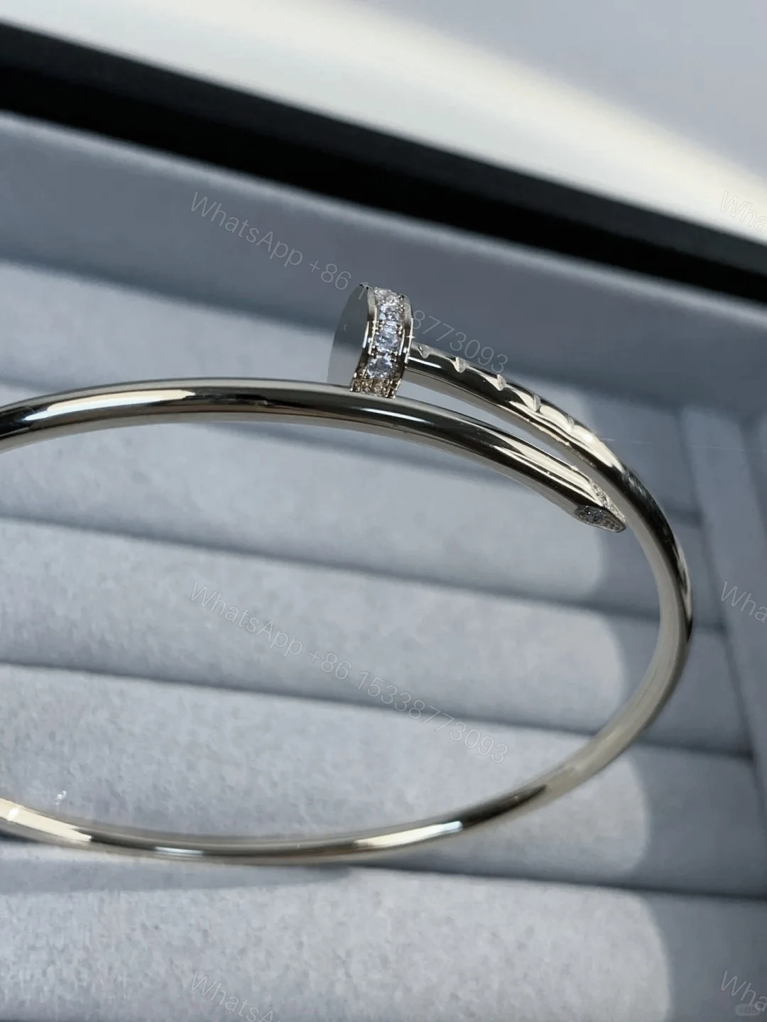 View 5 of Cartier Juste Un Clou Bracelet, Small Model, Diamonds