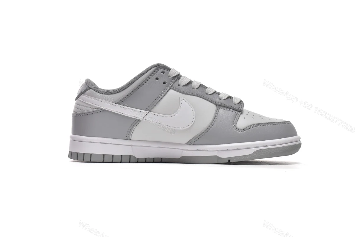 View 2 of Nike Dunk Low Grey White DJ6188-001