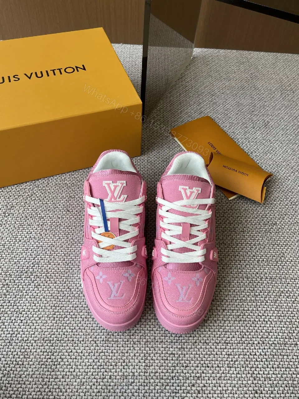 View 9 of Vivid Pink Suede Sneakers: Luxe Everyday Statement Pair