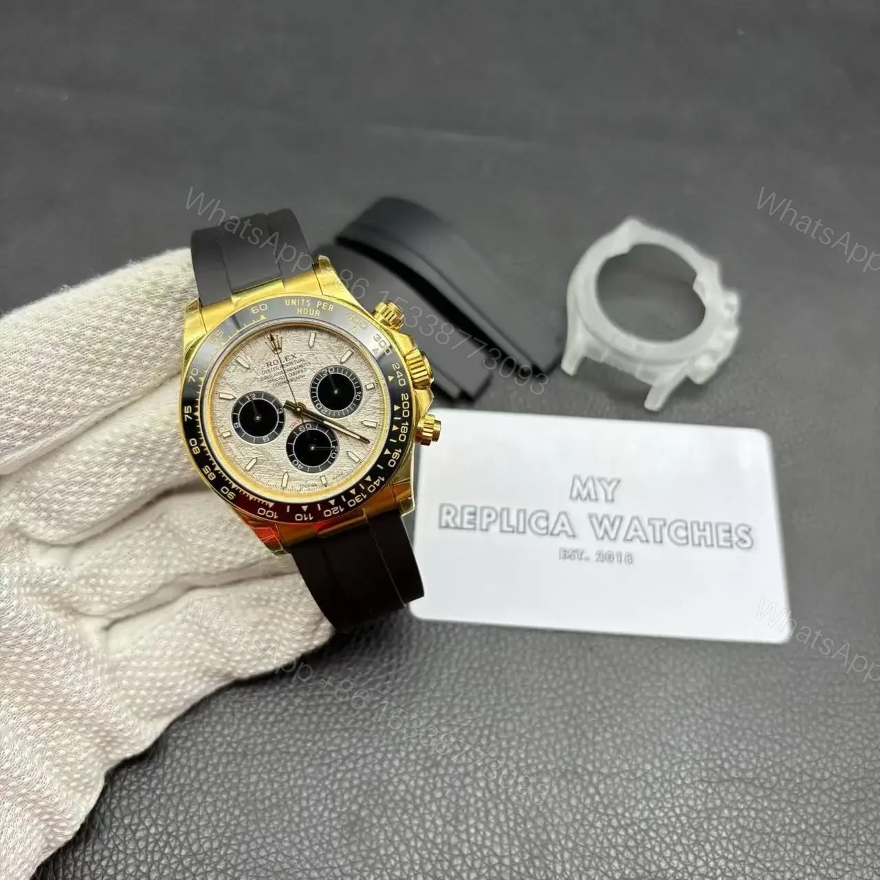 View 12 of Superclone Rolex Daytona 40 mm 126518LN Meteorite Dial