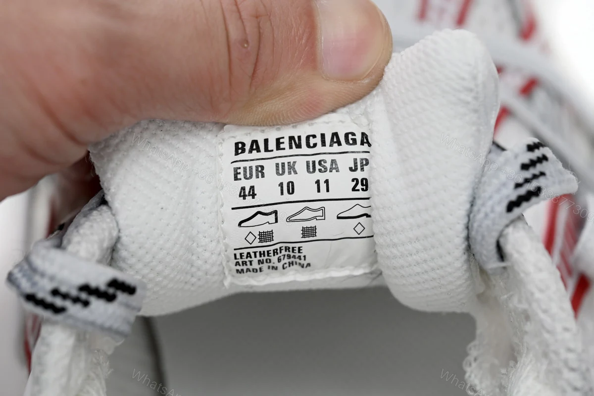 View 7 of Balenciaga 3XL White Red 734734W3XL29060