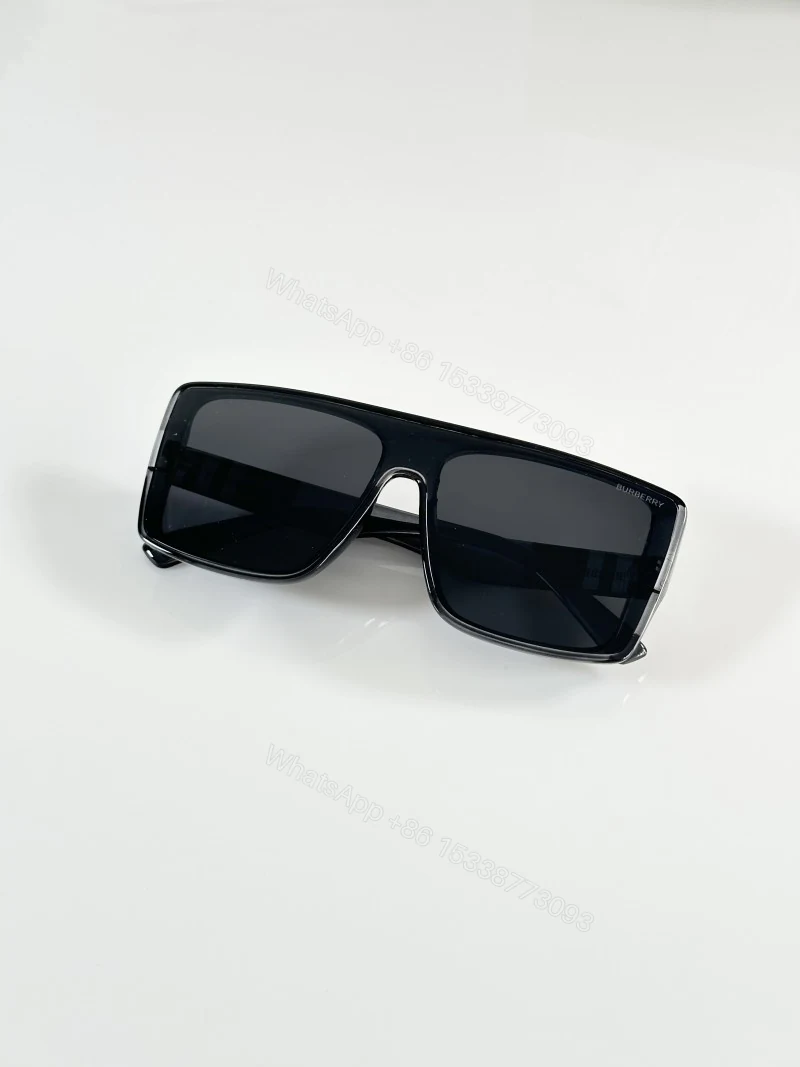View 3 of First Copy Burberry Black Square Unisex Sunglasses UV Protection Premium Quality