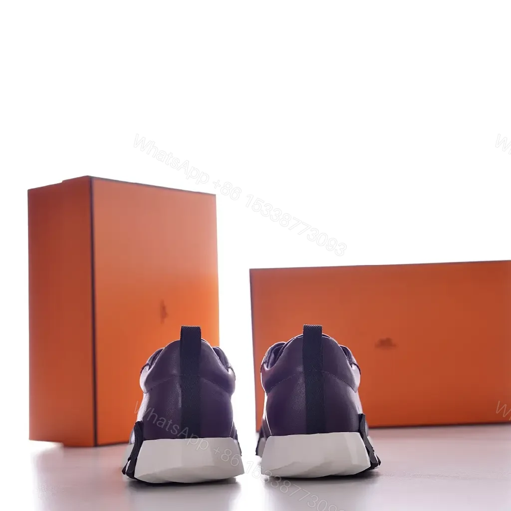 View 8 of Textured Purple Knit High-Top Sneakers for All-Day Comfort