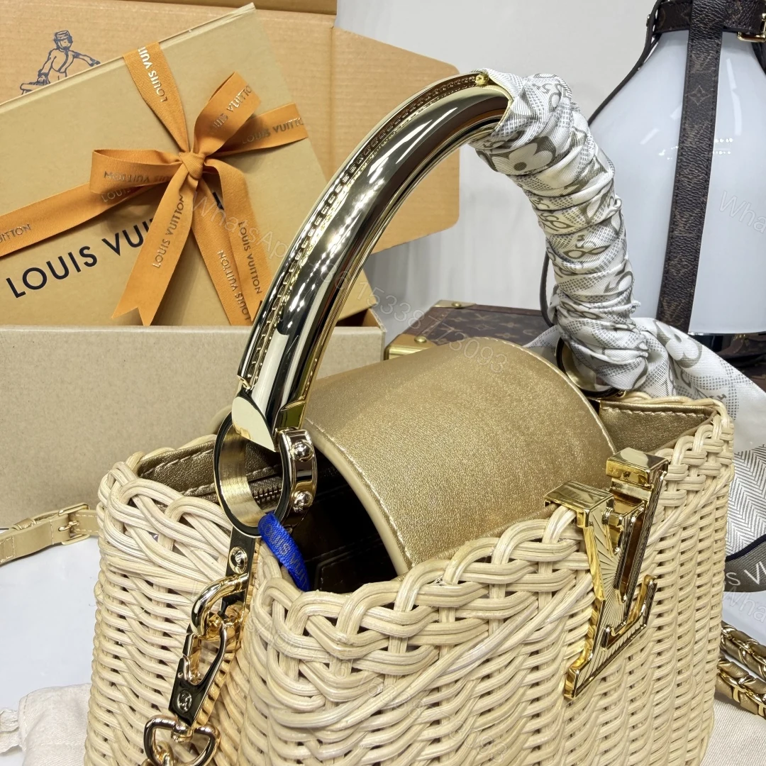 View 4 of Louis Vuitton Capucines BB Wicker