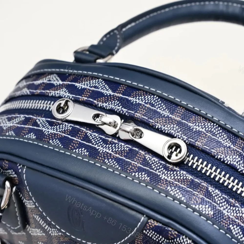 View 8 of GOYARD SAINT JEANNE BAG COATED CANVAS DARK BLUE 27CM