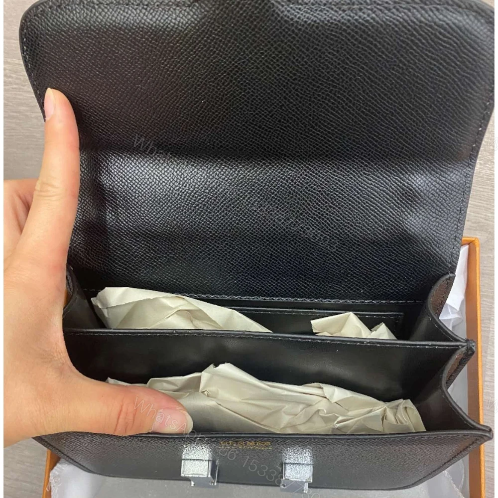 View 6 of Hermes Constance Epsom CK89 Black Silver Hardware 18Cm
