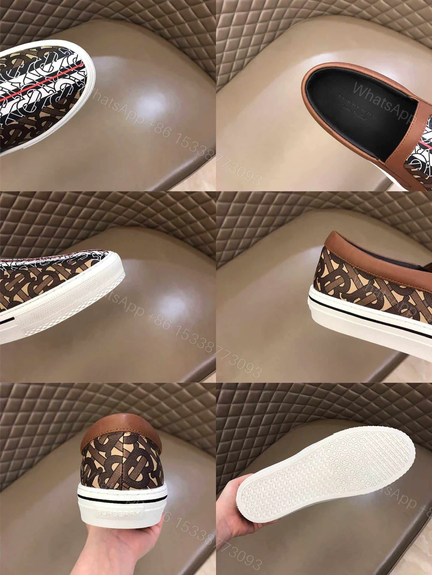 View 10 of BURBERRY LEATHER VINGATE SNEAKER- BBR81