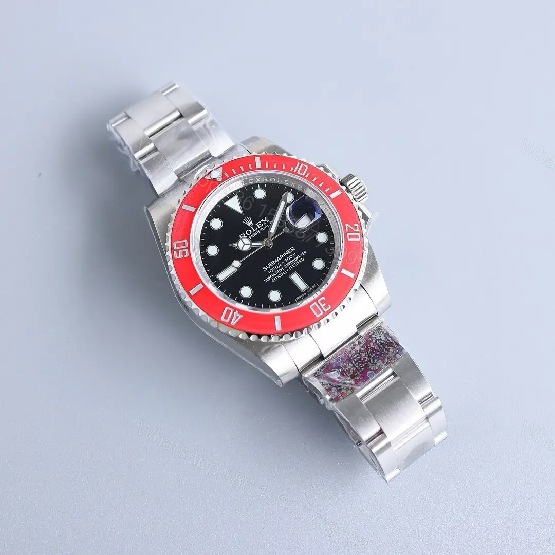 View 6 of Elite red bezel submariner replica 40MM B33 Edition RG-SUB-B33-RED-BEZEL