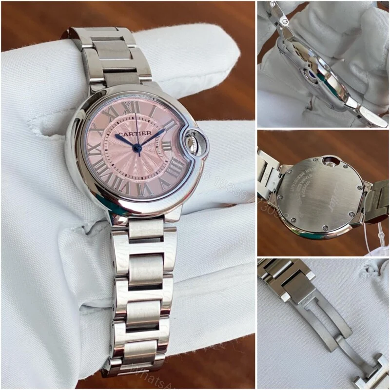 View 2 of Cartier Ballon Bleu 33MM Silver Dial Quartz