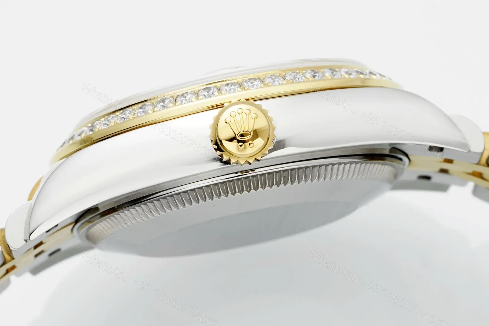 View 6 of Rolex Datejust Diamond Olive Green Dial Yellow Gold Diamond Bezel 36mm RLX-DJ-DIA-OLV36