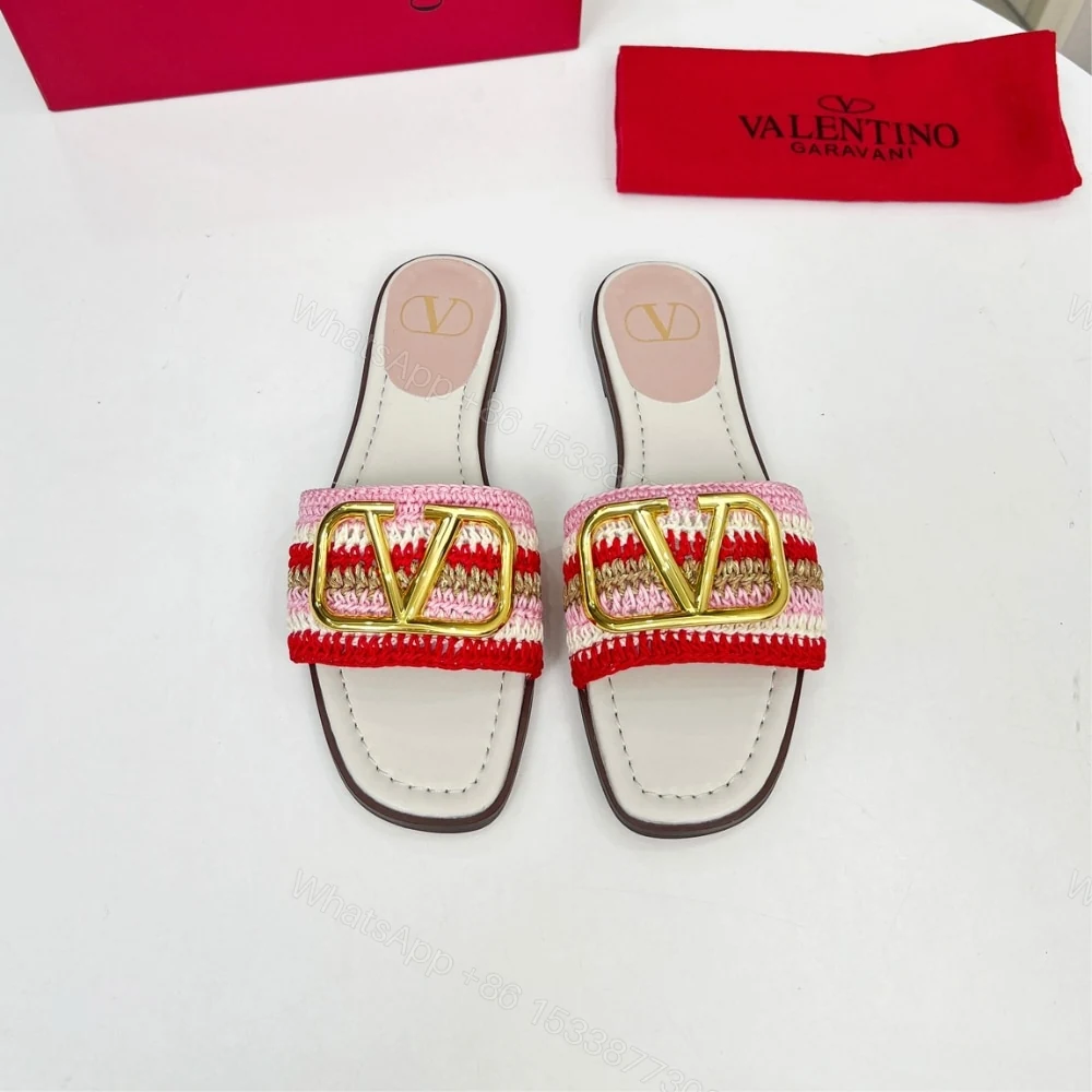 View 4 of VALENTINO VLOGO SIGNATURE SLIDE SANDAL PINK