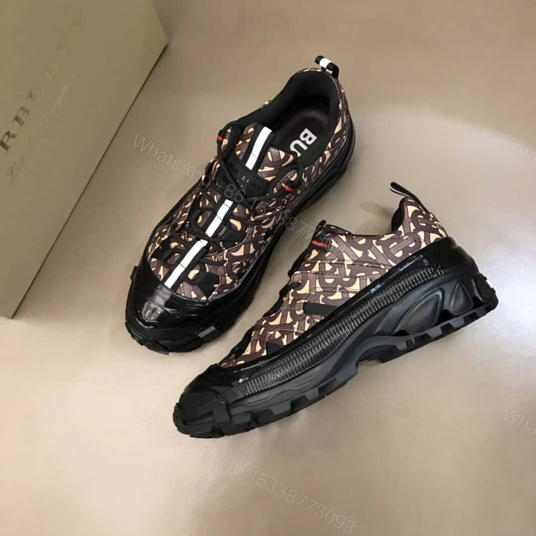 View 3 of BURBERRY MONOGRAM PRINT ARTHUR SNEAKERS – BBR033