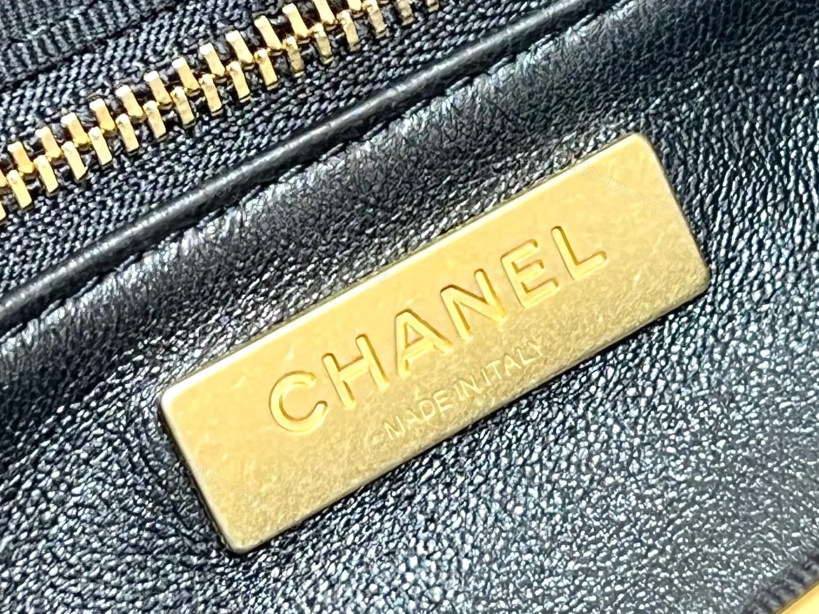 View 8 of Chanel Mini Quilted Suede and Lambskin 31 Shopping Bag.
