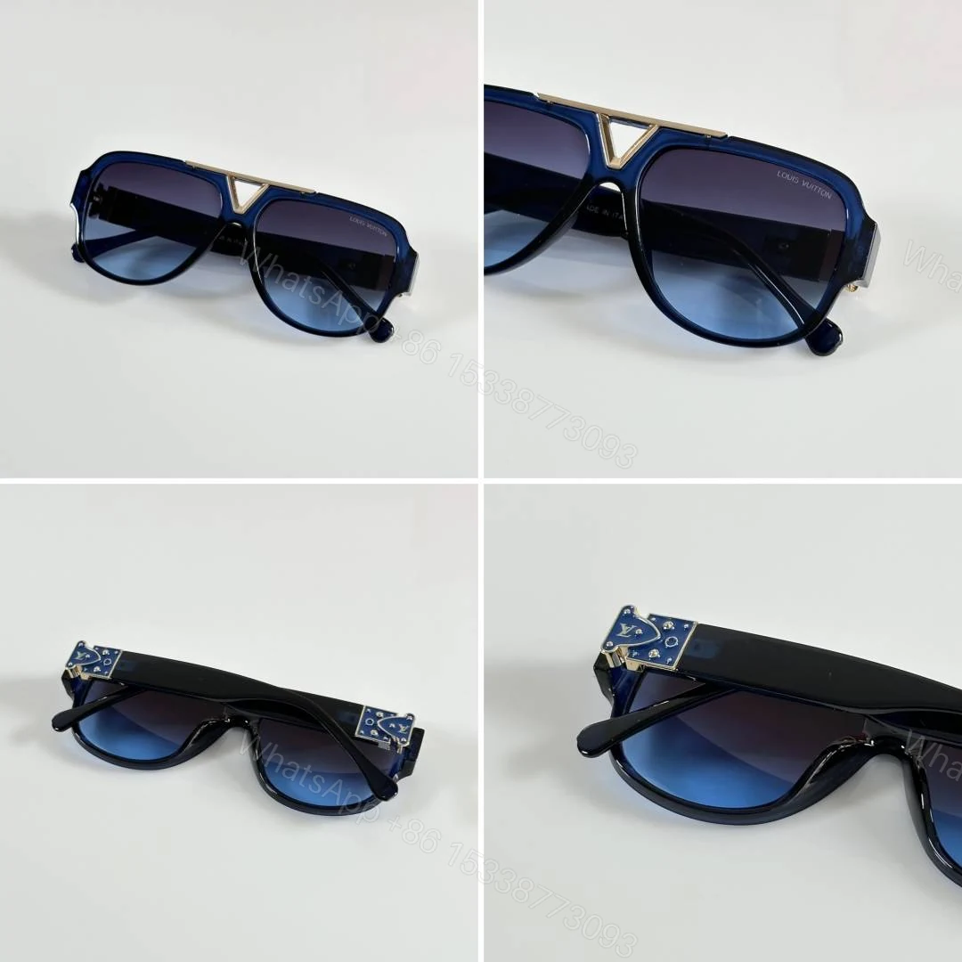 View 2 of First Copy Louis Vuitton 105 Blue Sunglasses