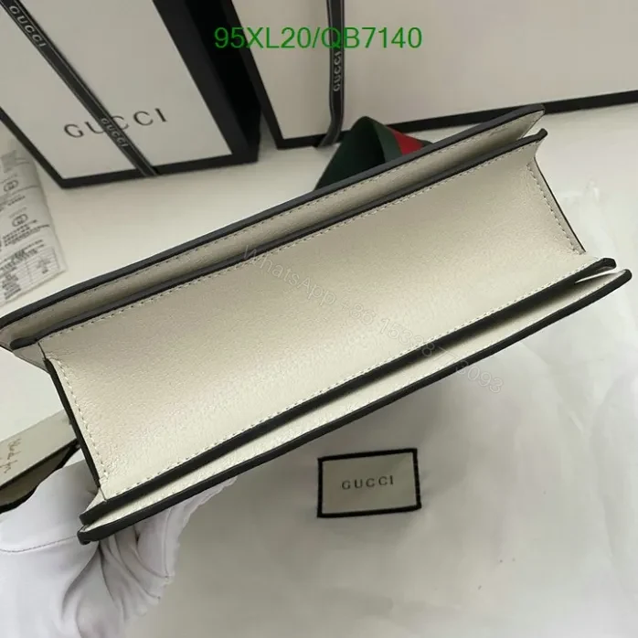 View 15 of Gucci Replica Queen Margaret Bee Bag QB71401 – GG Canvas & Leather Design