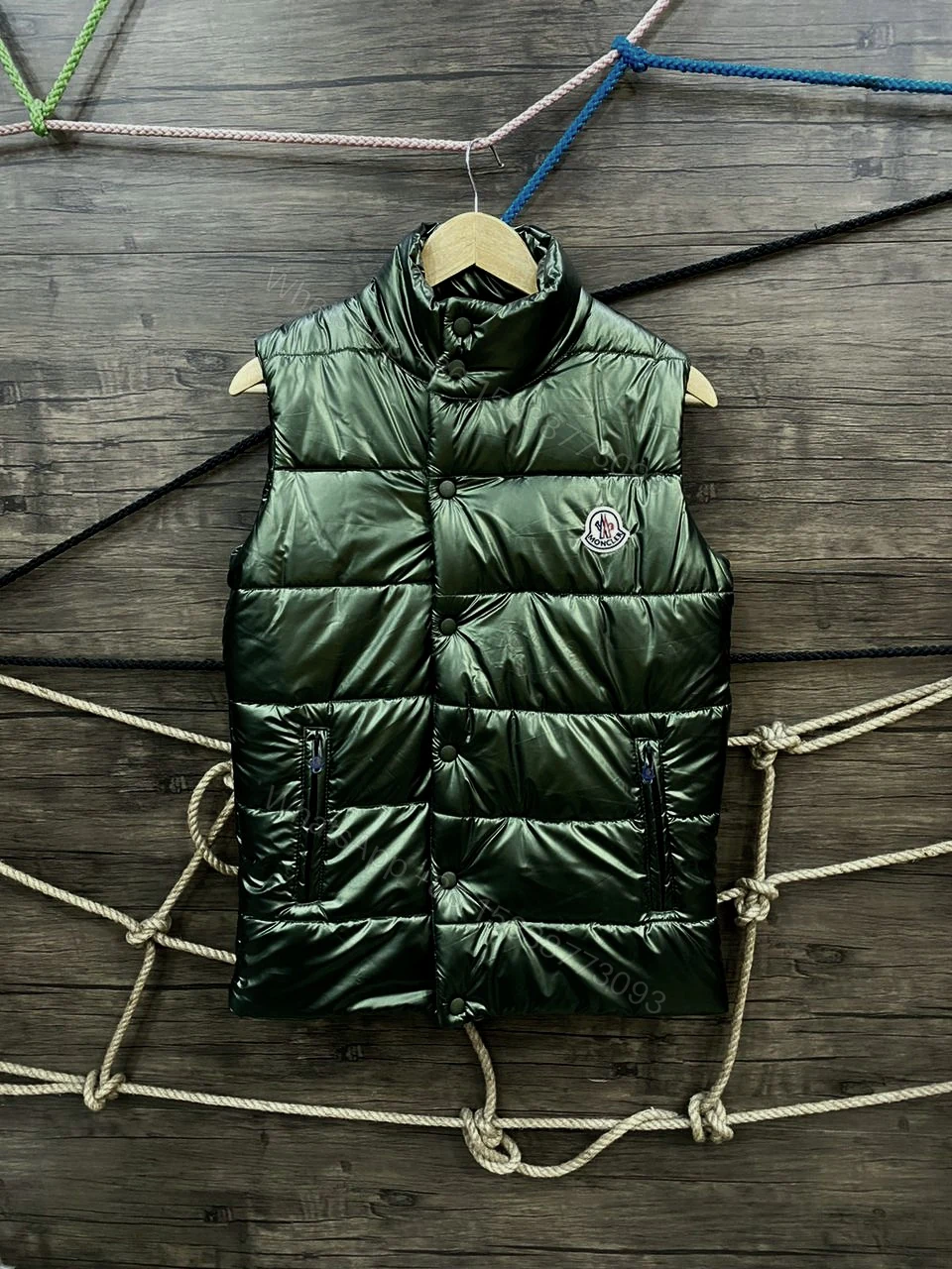 View 9 of FIRST COPY MONCLER IMPORTED PUFFER SLEEVELEES JACKETS
