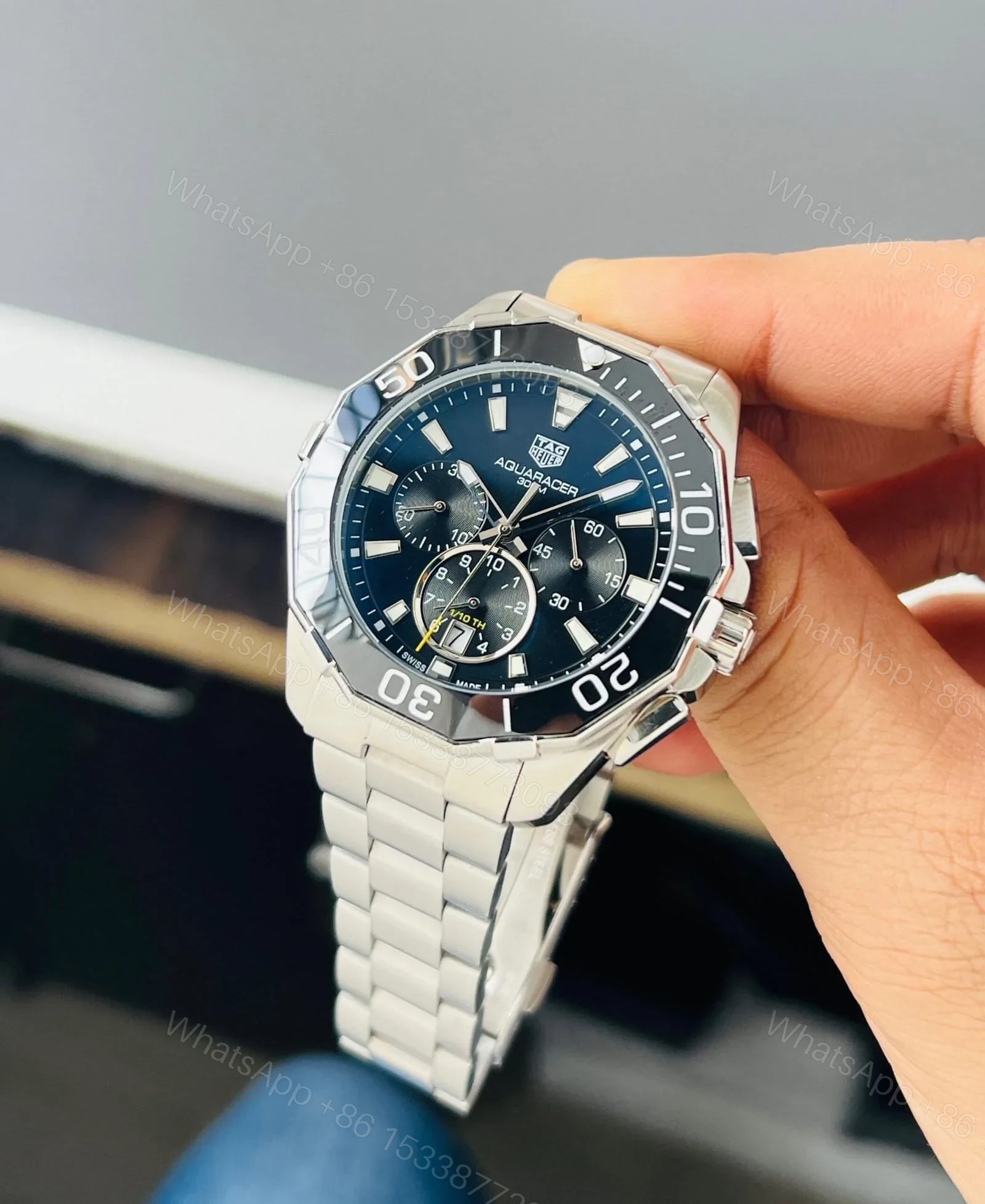 View 4 of Tag Heuer Aquaracer Calibre 5 Stainless Steel