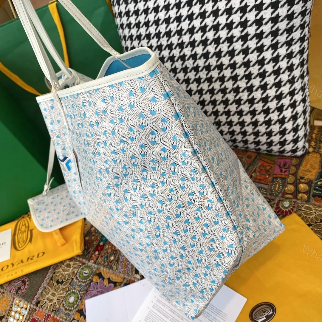 View 3 of Goyard limited edition Saint Louis Claire-Voie GM Bag /Tote – Blue