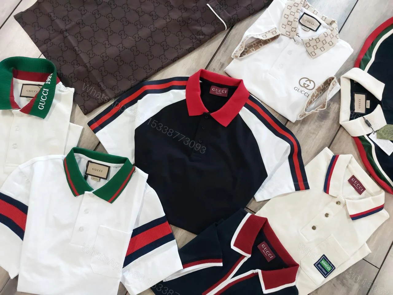 View 17 of Gucci Half Sleeve Polo Tees First Copy | Imported AAA+ Exclusive Replica