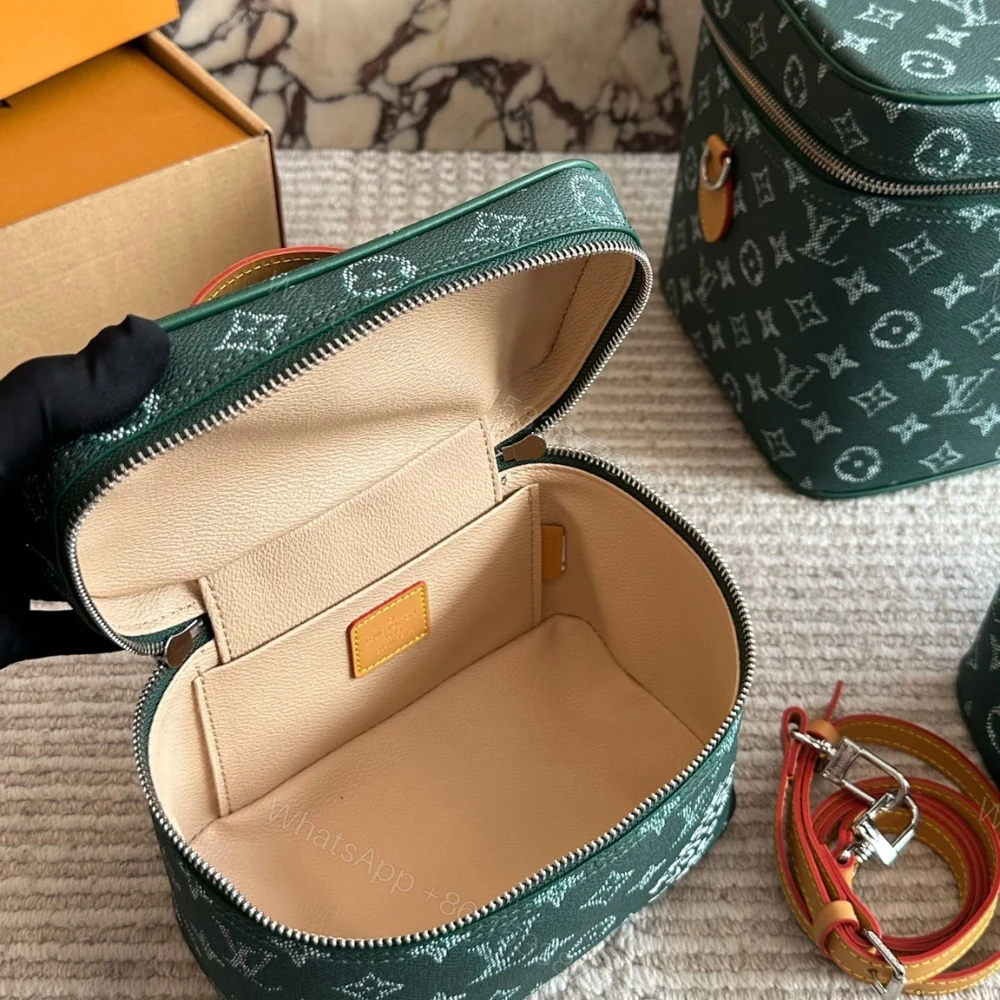 View 6 of Louis Vuitton Nice Mini Green Toiletry Bag 20cm