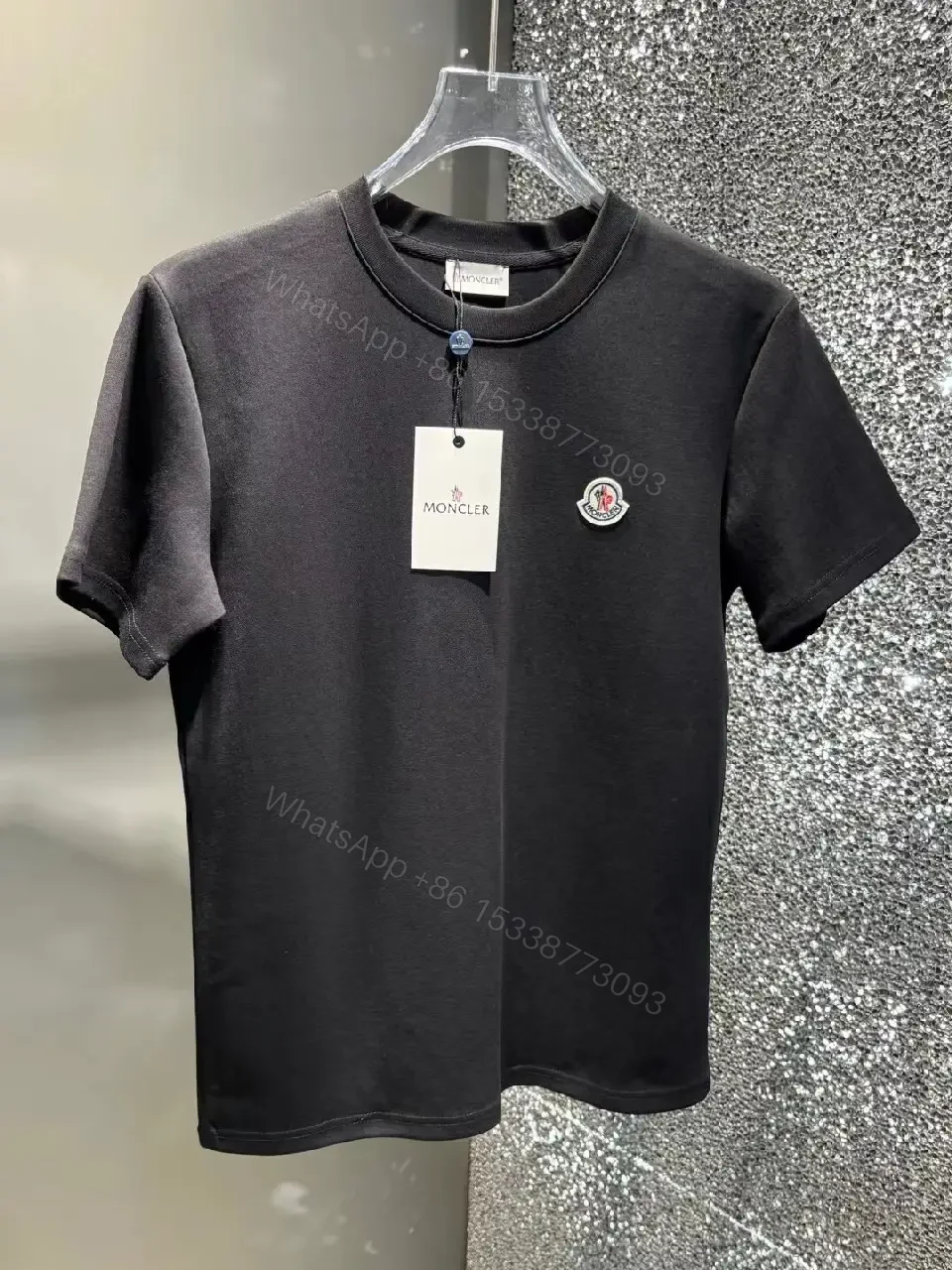 View 7 of Minimalist Black Duo: Premium Cotton-Blend Set with Logo Badge