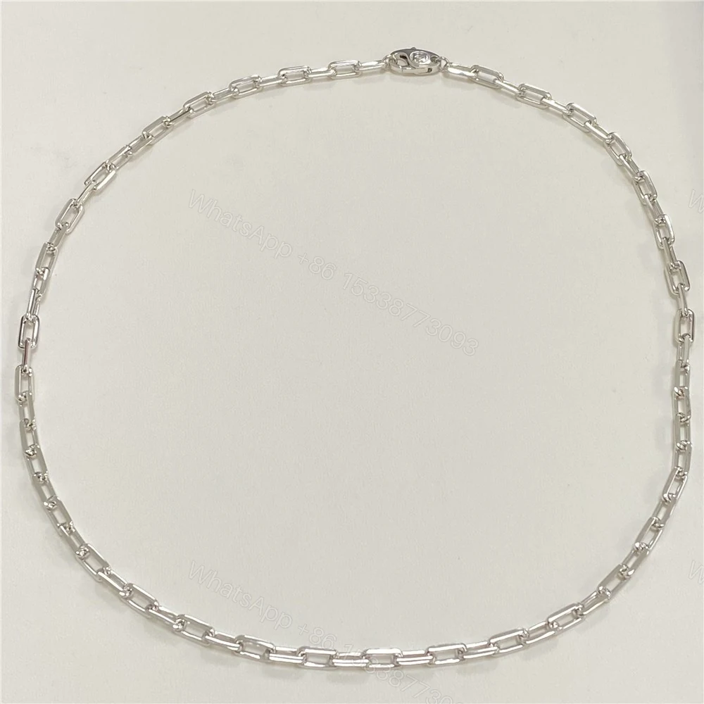 View 2 of 18K White Gold Santos De Cartier Necklace B7009100